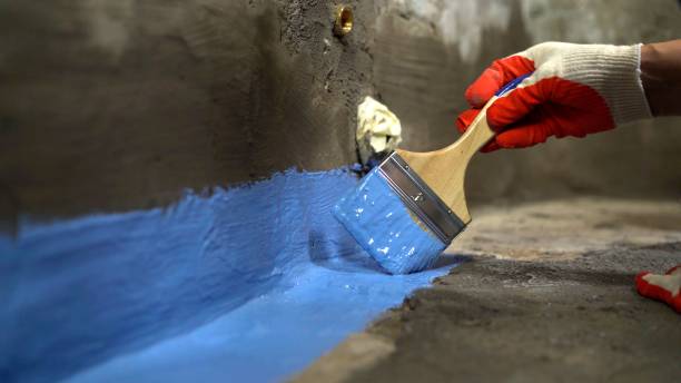Commercial Waterproofing project at a Centerville, TN business property by SJ Waterproofing Pros
